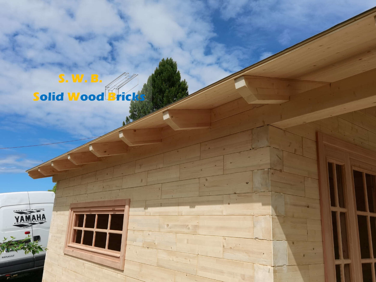 Haus bauen mit S.W.B. Solid Wood Bricks